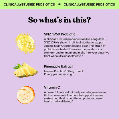 Lemme Purr Vaginal Probiotic Vegan Gummies - 60ct (PRE-ORDER )