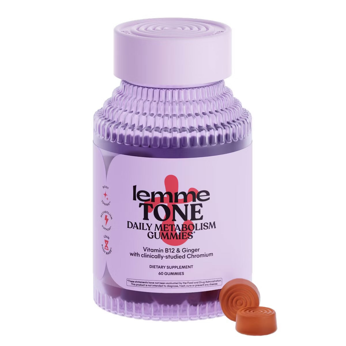 Lemme Tone Metabolism Lean Body Mass Gummies - 60ct (PRE-ORDER )