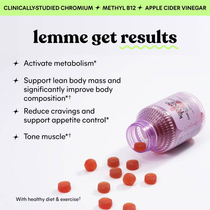 Lemme Tone Metabolism Lean Body Mass Gummies - 60ct (PRE-ORDER )