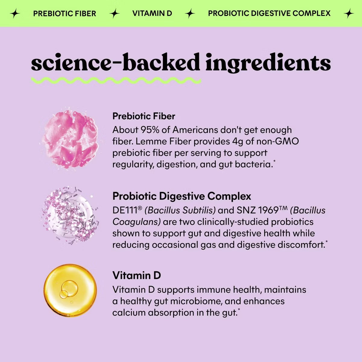 REE-ORDER - Lemme Fiber and Probiotic Gummies - 60ct (PRE-ORDER )