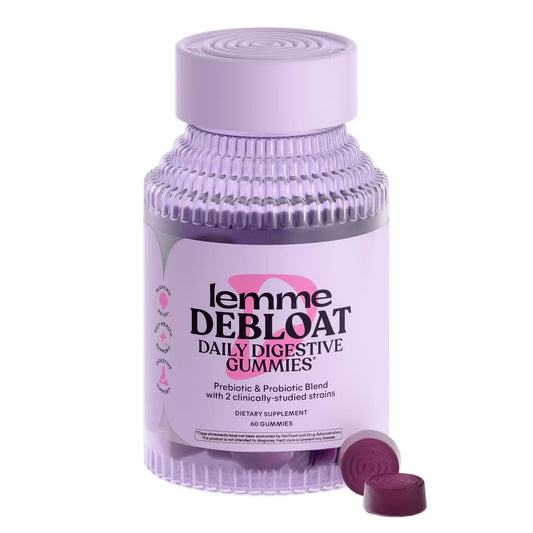 Lemme Debloat Daily Digestive Probiotic Vegan Gummies - 60ct (PRE-ORDER )