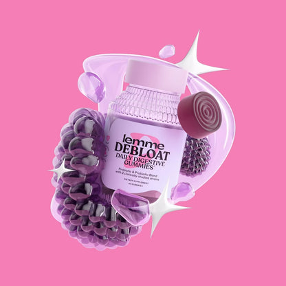 Lemme Debloat Daily Digestive Probiotic Vegan Gummies - 60ct (PRE-ORDER )