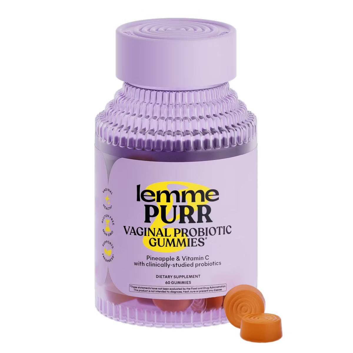 Lemme Purr Vaginal Probiotic Vegan Gummies - 60ct (PRE-ORDER )