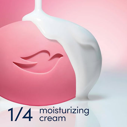 Dove Beauty Bar Women's Bath Soap Revitalizante Cherry & Chia Milk, 3.17 oz 4 Bars