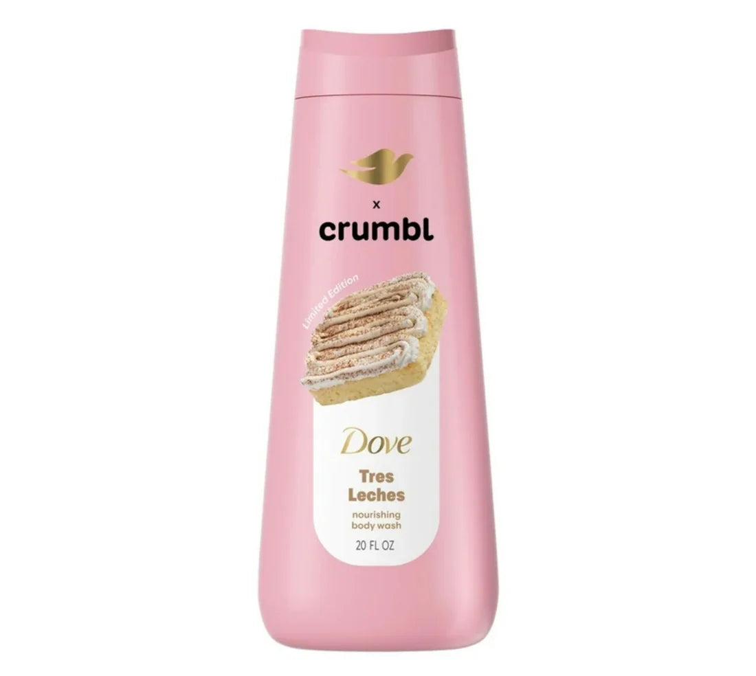Dove x Crumbl Tres Leches Limited Edition Body Wash, 20 fl oz