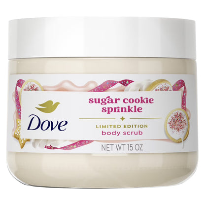 Dove Limited Edition Holiday Treats Body Scrub Sugar Cookie Sprinkle, 15 oz