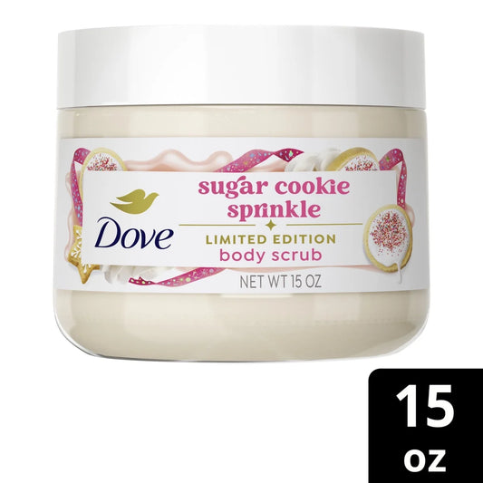 Dove Limited Edition Holiday Treats Body Scrub Sugar Cookie Sprinkle, 15 oz