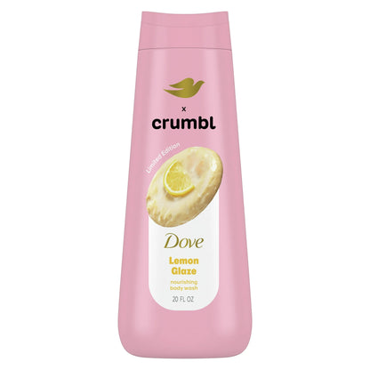 Dove Crumbl Moisturizing Liquid Body Wash Lemon Glaze, 20 oz