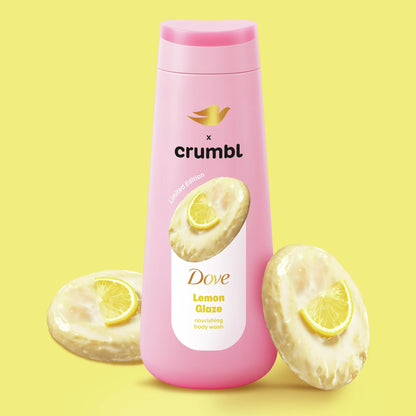 Dove Crumbl Moisturizing Liquid Body Wash Lemon Glaze, 20 oz