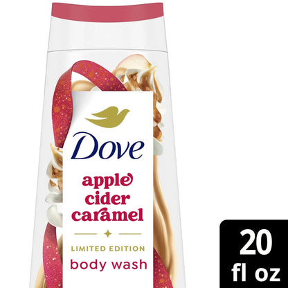 Dove Limited Edition Moisturizing Body Wash Apple Cider Caramel, 20 oz