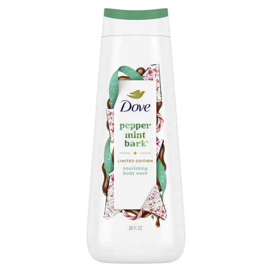 Dove Limited Edition Moisturizing Body Wash Peppermint Bark, 20 oz