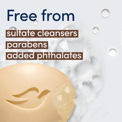 Dove Beauty Bar Women's Bath Soap Restoring Coconut & Cocoa Butter, 3.75 oz 8 Bars