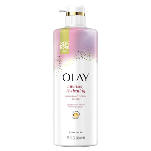 Olay Nourishing Body Wash for Women, Hyaluronic Acid, 26 fl oz