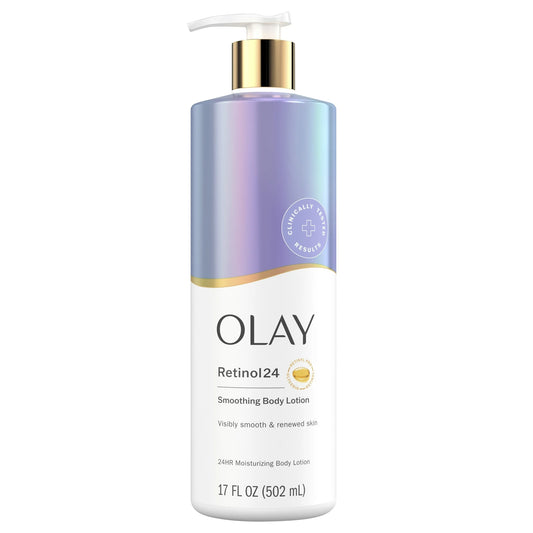 Olay Smoothing Hand & Body Lotion with Retinol & Vitamin B3 Complex, for All Skin Types, 17 fl oz