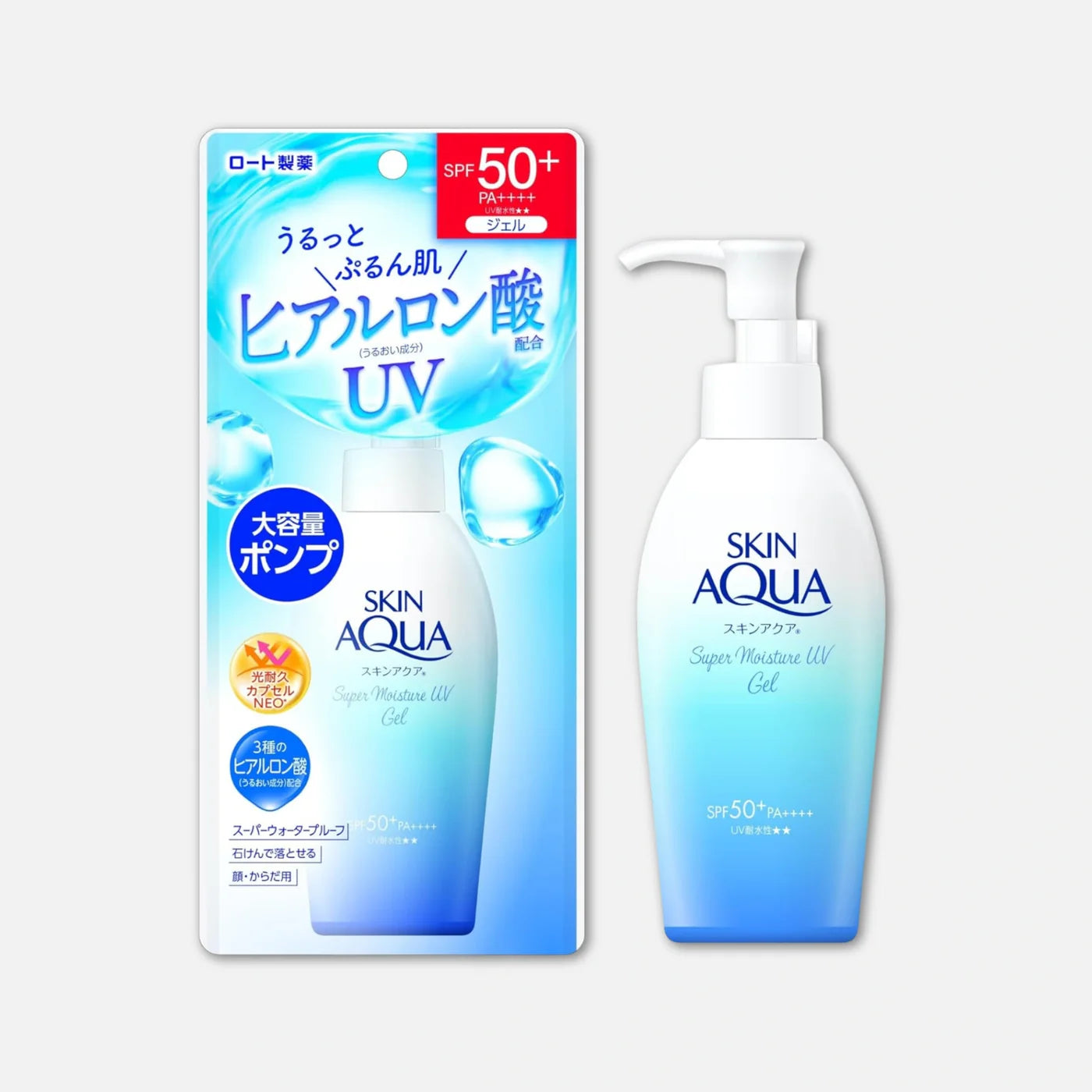Skin Aqua Uv Super Moisture Gel Pump Spf 50 Pa+++ [140G] 2024 Version