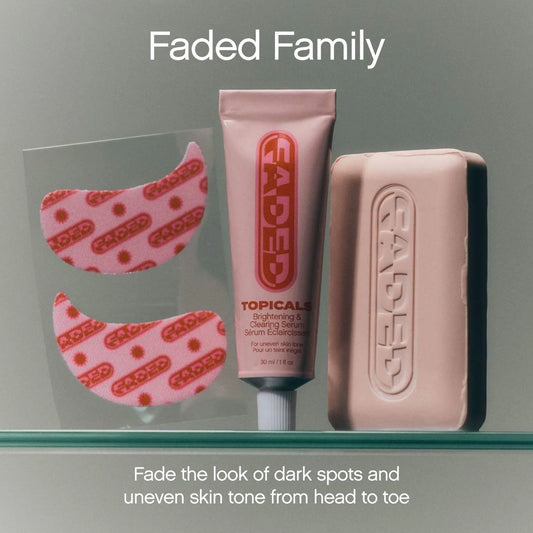 Topicals  Faded Brightening Bundle for Discoloration on Face & Body (UNSCENTED)